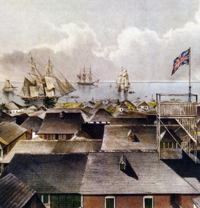 Kingston Harbour, Jamaica circa 1850